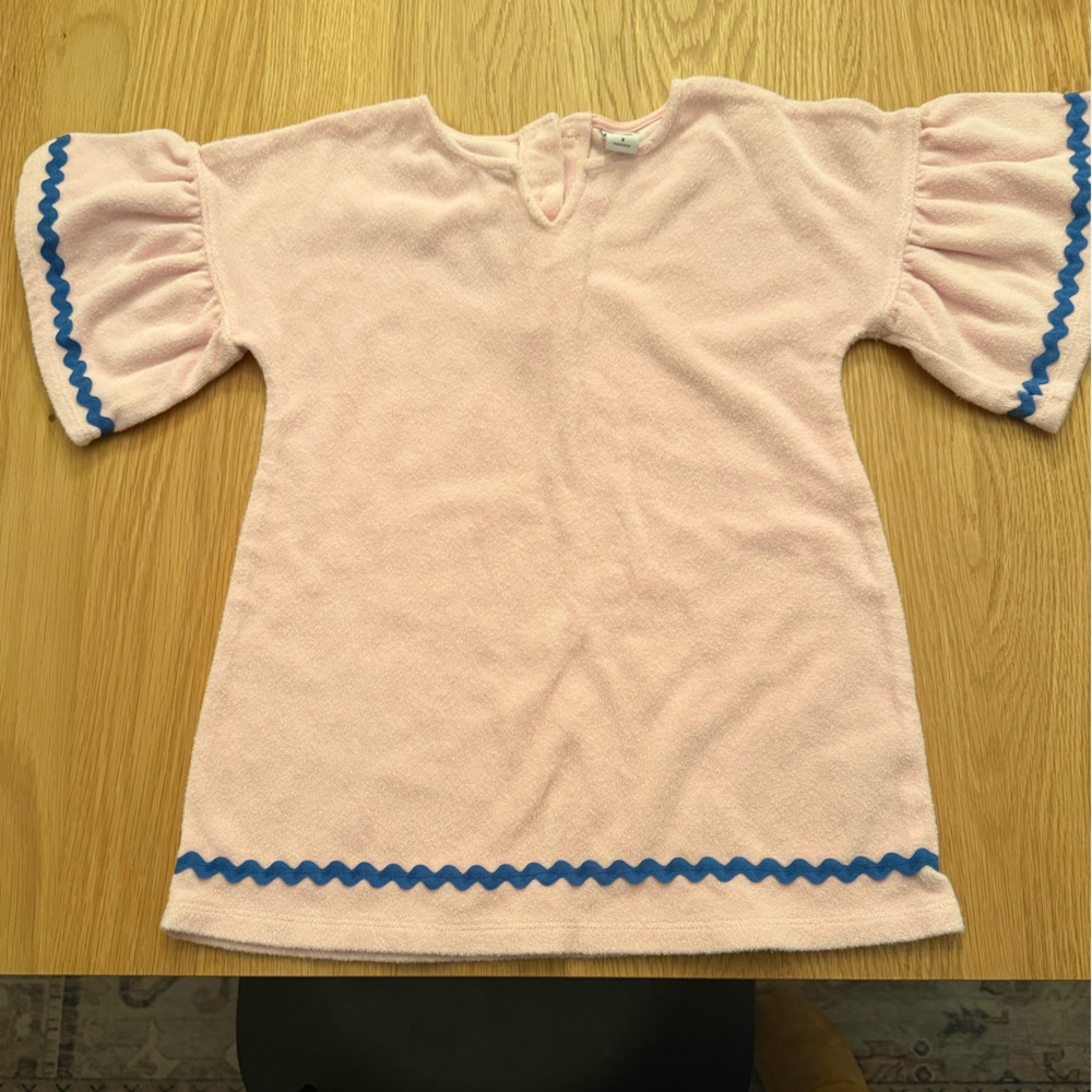 Janie and Jack 3T Soft Pink Terry Bathingsuit Cover Up